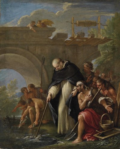 The Celebration Miracle of Saint Vincent Ferrer by Filippo Lauri